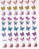 CR Nail Art Butterflies Stickers #06