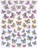 CR Nail Art Butterflies Stickers #07