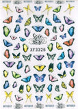 CR Nail Art Butterflies Stickers #12
