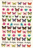 CR Nail Art Butterflies Stickers #16