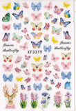 CR Nail Art Butterflies Stickers #17