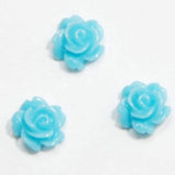 Fuschia, Fuschia Nail Art - Blue Roses, Mk Beauty Club, Nail Art