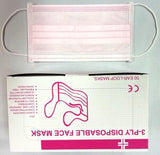 Procedure Earloop Masks - Pink 50pcs