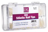 Stiletto Nail Tips Set 300pc Natural