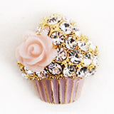 Fuschia Nail Art Large Cupcake - Pink