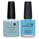 CND, CND Shellac & Vinylux Duo - Azure Wish, Mk Beauty Club, Matching Gel + Polish