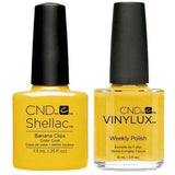 CND, CND Shellac & Vinylux Duo - Banana Clips, Mk Beauty Club, Matching Gel + Polish