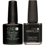 CND, CND Shellac & Vinylux Duo - Black Pool, Mk Beauty Club, Matching Gel + Polish