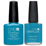 CND, CND Shellac & Vinylux Duo - Cerulean Sea, Mk Beauty Club, Matching Gel + Polish