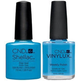 CND, CND Shellac & Vinylux Duo - Digi-teal, Mk Beauty Club, Matching Gel + Polish