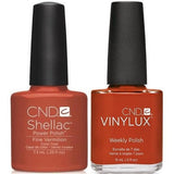 CND, CND Shellac & Vinylux Duo - Fine Vermilion, Mk Beauty Club, Matching Gel + Polish