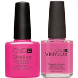 CND, CND Shellac & Vinylux Duo - Hot Pop Pink, Mk Beauty Club, Matching Gel + Polish