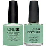 CND, CND Shellac & Vinylux Duo - Mint Convertible, Mk Beauty Club, Matching Gel + Polish