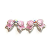 Fuschia, Fuschia Nail Art Charms - Pigtail Bow - Pink, Mk Beauty Club, Nail Art Charms