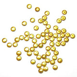 Fuschia, Fuschia Nail Art - Nail Studs - Large Gold Circle, Mk Beauty Club, Metal Parts