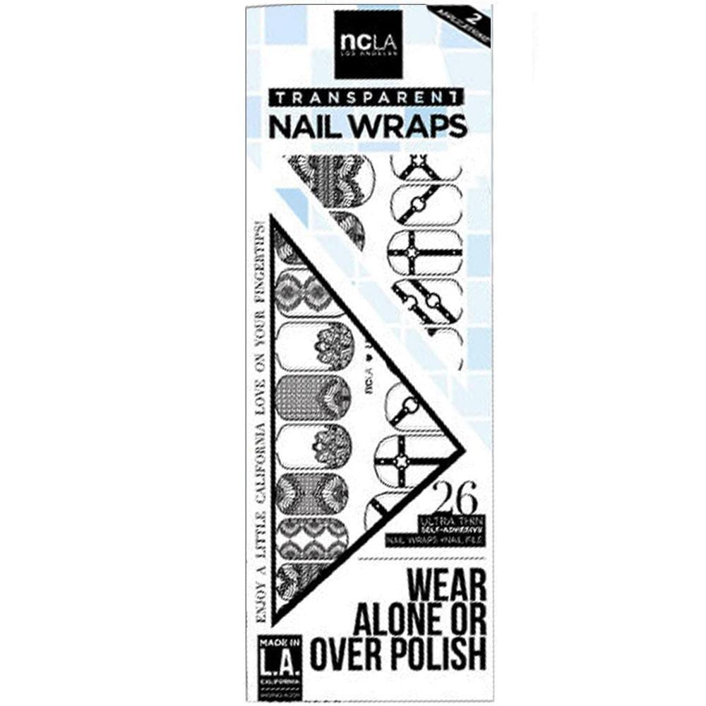 NCLA, NCLA - Leather & Lace - Nail Wraps, Mk Beauty Club, Nail Art