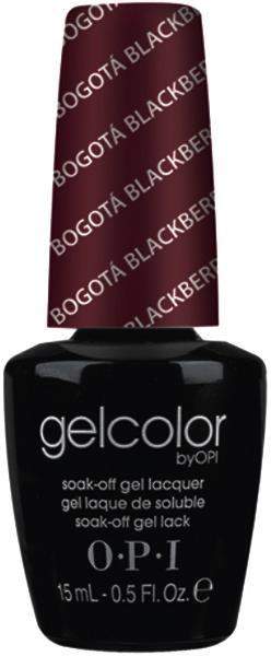 OPI, OPI GelColor - Bogota Blackberry, Mk Beauty Club, Acrylic & Gel
