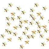 Fuschia Nail Art Charms - Mini Star Studs - Gold