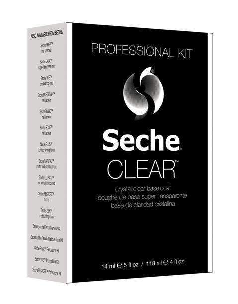 Seche, Seche Clear Base Coat - Professional Kit 4oz + .5oz, Mk Beauty Club, Nail Polish - Base Coat