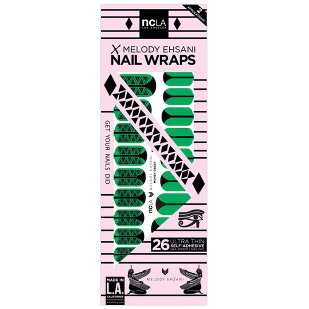 NCLA, NCLA - Money Green - Nail Wraps, Mk Beauty Club, Nail Art