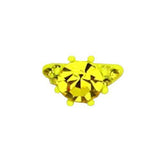 Fuschia, Fuschia Nail Art - Neon Ring - Yellow, Mk Beauty Club, Nail Art