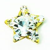 Fuschia, Fuschia Nail Art Charms - Crystal Star - Gold, Mk Beauty Club, Nail Art Charms