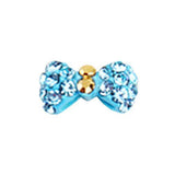 Fuschia, Fuschia Nail Art Charms - Blue Bow - Small, Mk Beauty Club, Nail Art Charms