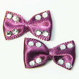 Fuschia, Fuschia Nail Art Charms - Cloth Bow - Purple, Mk Beauty Club, Nail Art Charms