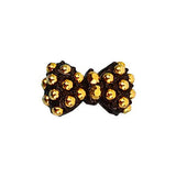 Fuschia, Fuschia Nail Art Charms - Gold Dots Bow - small, Mk Beauty Club, Nail Art Charms