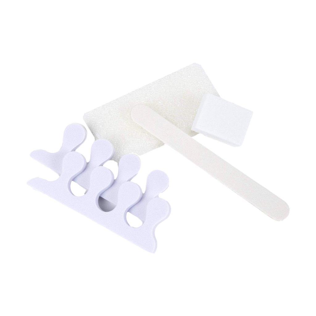 Ikonna Disposable Pedicure Kit 4pc with Toe Separators Nail Supply Set - Mk Beauty Club