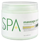 BCL SPA - Lemongrass + Green Tea Massage Cream - 16oz
