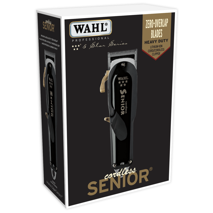 Wahl 5-Star Cordless Senior Hair Clipper #8504-400 Professional