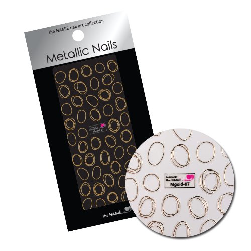 The Namie Metallic Stickers - Holo Small Wire / Gold