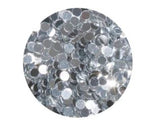 Young Nails Imagination Art Confetti - Silver Polka Dots 0.25oz