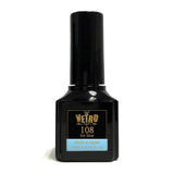 Black gel nail polish bottle Vetro # B108