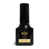 Black gel nail polish bottle Vetro # B115