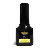 Black gel nail polish bottle Vetro # B242