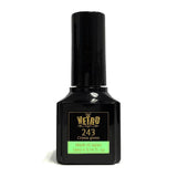 Black gel nail polish bottle Vetro # B243