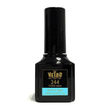 Black gel nail polish bottle Vetro # B244
