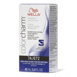 Wella Wella Color Charm 7A/672 Medium Smokey Ash Blonde Hair Color - Mk Beauty Club